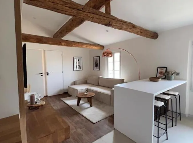 Apartman With Mediterranean Charm In The Heart Of The Provencal Market *